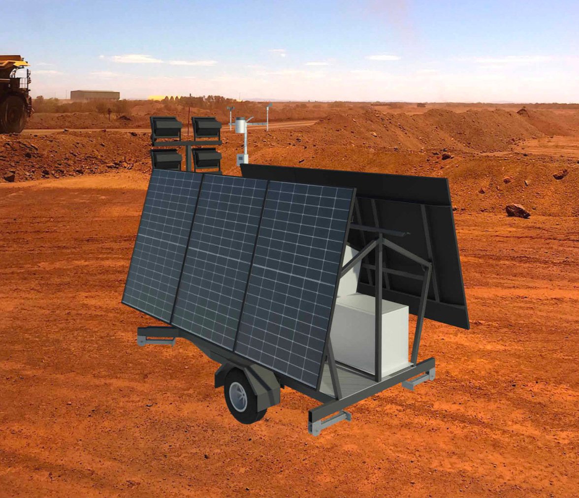 Solar Trailer - Civil Solar Trailer for Civil Construction
